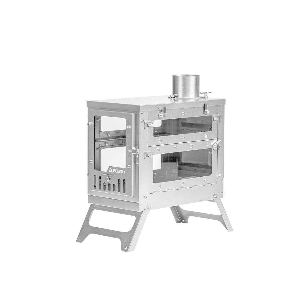 X-Ti 5 | Doppelfaltbarer Titan-Holzofen | POMOLY Neuheit