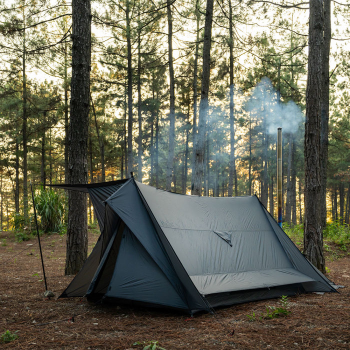 STOVEHUT 20 Blau-Grau | Shelter Hot Tent | POMOLY Neuheit