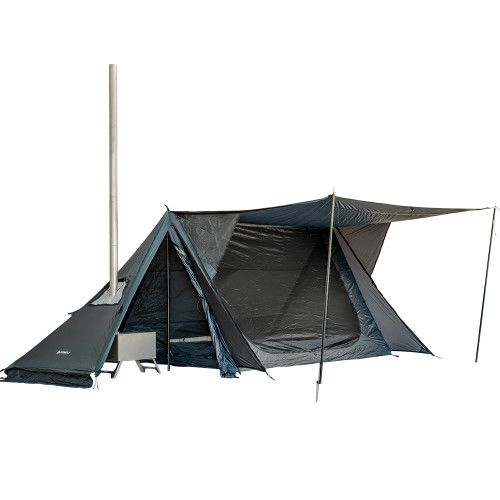 STOVEHUT 20 Blau-Grau | Shelter Hot Tent | POMOLY Neuheit