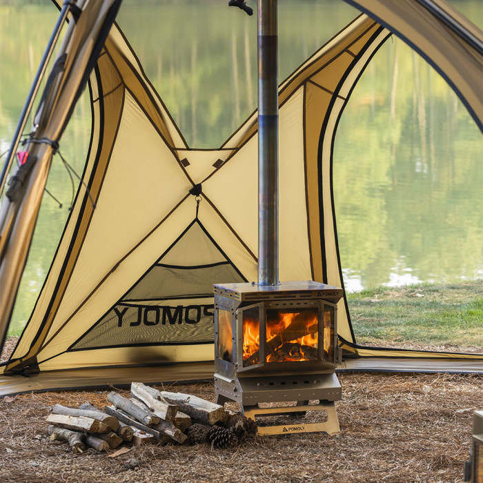 Sphere X8 Lite | Selbststehendes Kuppel-Hot-Tent für 8 Personen | POMOLY Neuheit