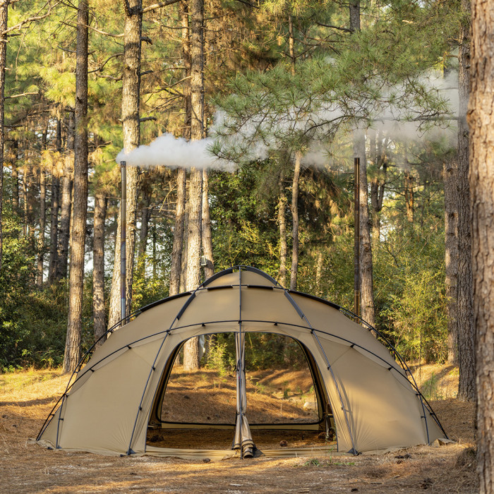 Roost V8 | Freistehendes Kuppel-Hot-Tent für 8 Personen | POMOLY Neuheit