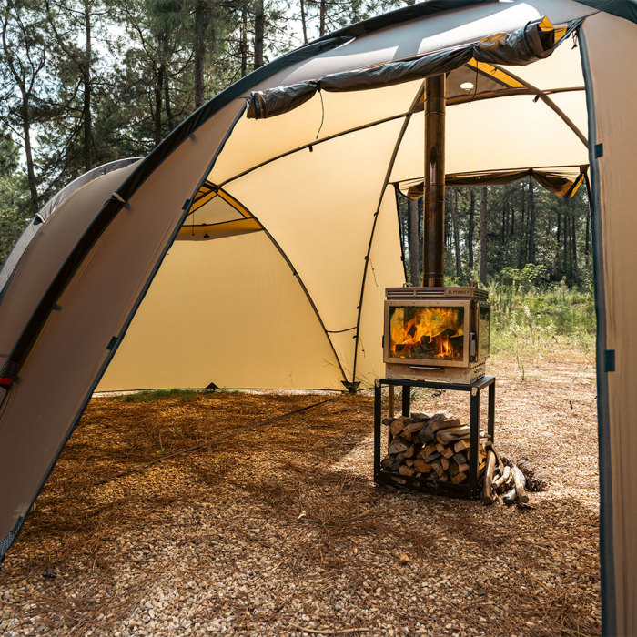 Barracuda 4 | Selbststehendes Camping-Hot-Tent für 4 Personen | POMOLY Neuheit