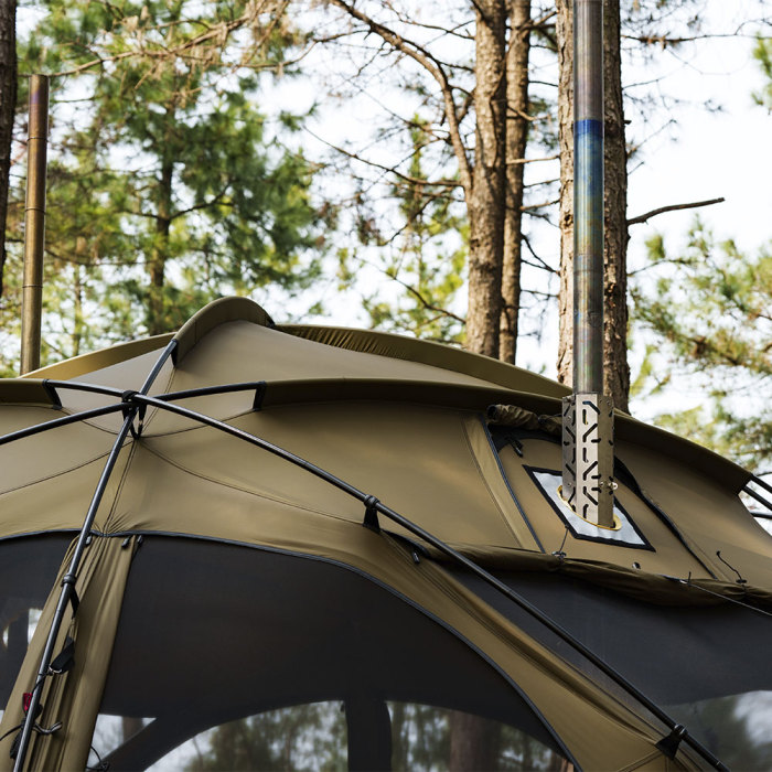 【Vorbestellen】Abnehmbarer Titan-Hitzeschutz für 6 cm / 7 cm | 2,36 Zoll / 2,76 Zoll Kamin | POMOLY Neuankömmling 2024