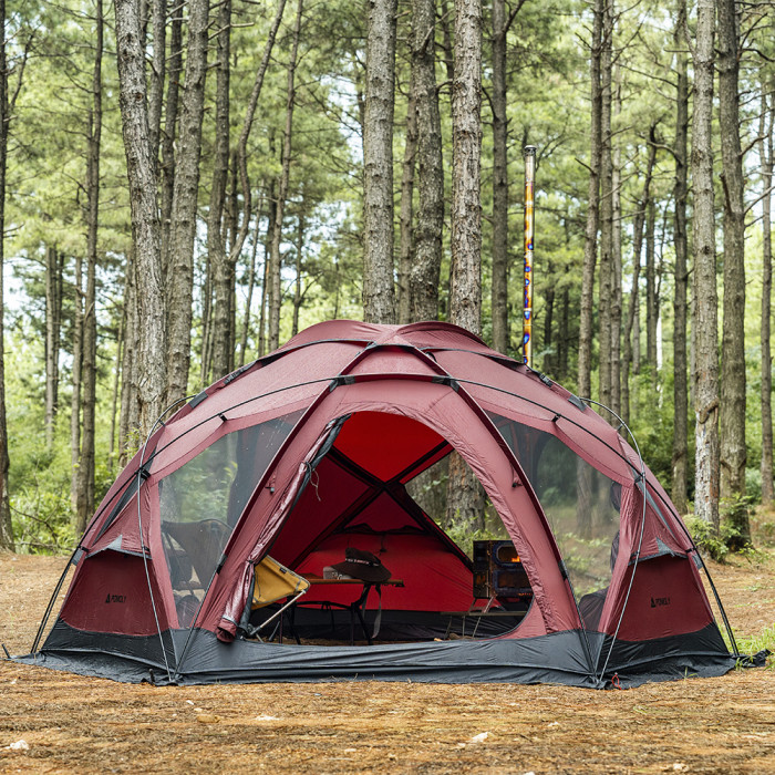 POMOLY Dome X4 Pro | Freistehendes Kuppelzelt für Camping | POMOLY Neuankömmling 2024