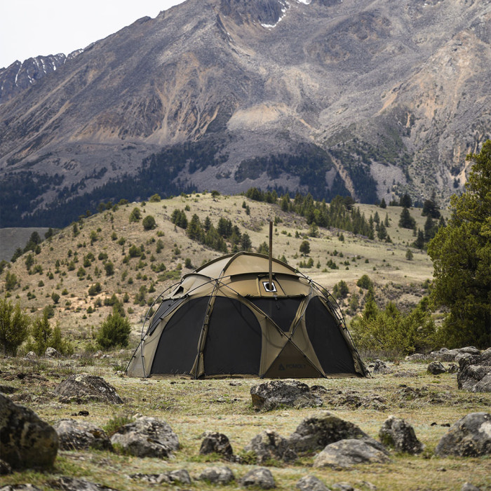 POMOLY Sphere X8 | Freistehendes Kuppelzelt für Camping 8P | POMOLY Neuheit 2025