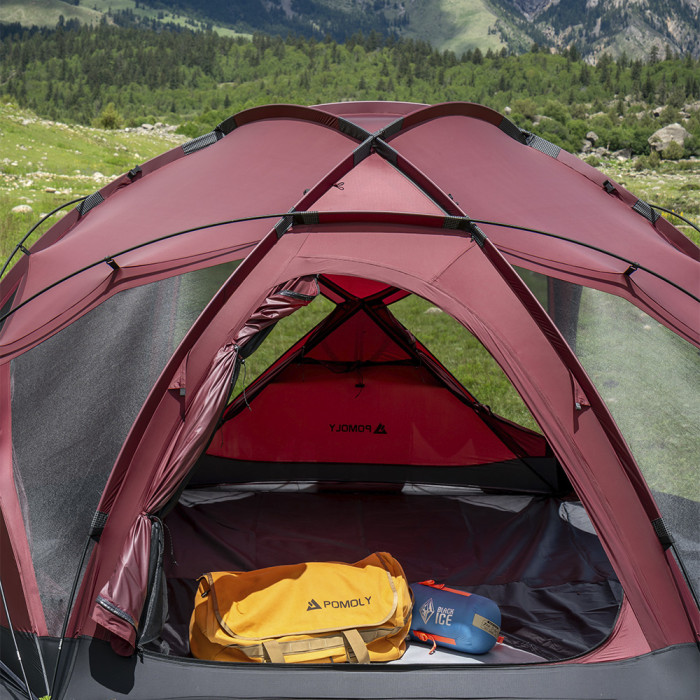 POMOLY Dome X4 Pro | Freistehendes Kuppelzelt für Camping | POMOLY Neuankömmling 2024