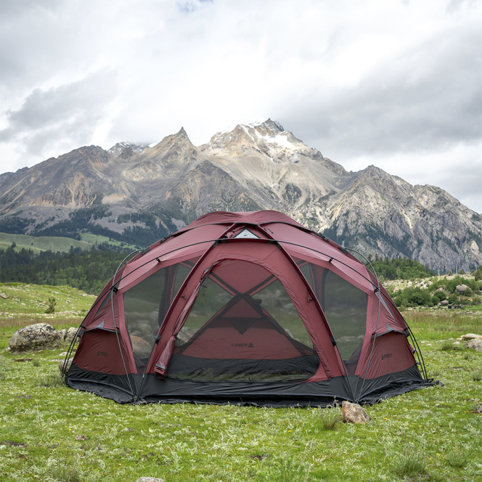 POMOLY Dome X4 Pro | Freistehendes Kuppelzelt für Camping | POMOLY Neuankömmling 2024