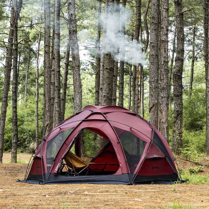POMOLY Dome X4 Pro | Freistehendes Kuppelzelt für Camping | POMOLY Neuankömmling 2024