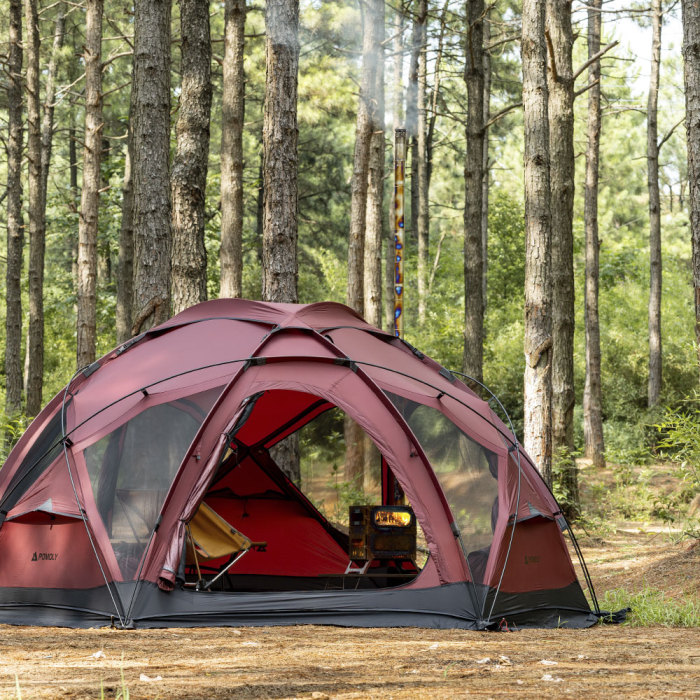 POMOLY Dome X4 Pro | Freistehendes Kuppelzelt für Camping | POMOLY Neuankömmling 2024