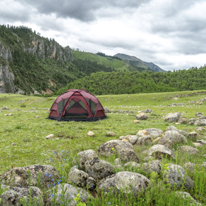 POMOLY Dome X4 Pro | Freistehendes Kuppelzelt für Camping | POMOLY Neuankömmling 2024