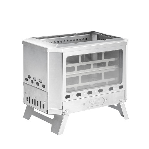 Mjolnir Fire Pit | CAMPING TOGETHER Stainless Steel 304 Camping Wood Stove| New Arrivals