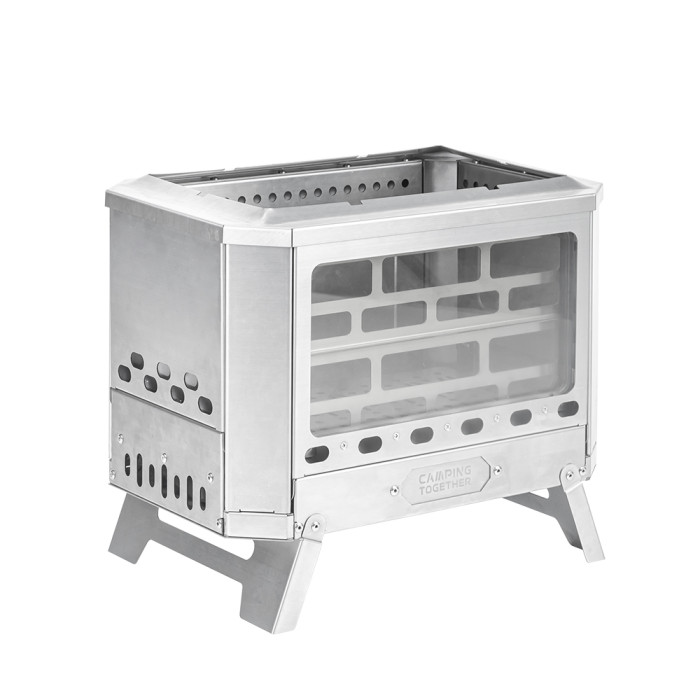 Mjolnir Fire Pit | CAMPING TOGETHER Stainless Steel 304 Camping Wood Stove| New Arrivals