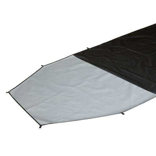 Flammhemmende Bodenplane für Lokomotivzeltserien (Herdbereich)