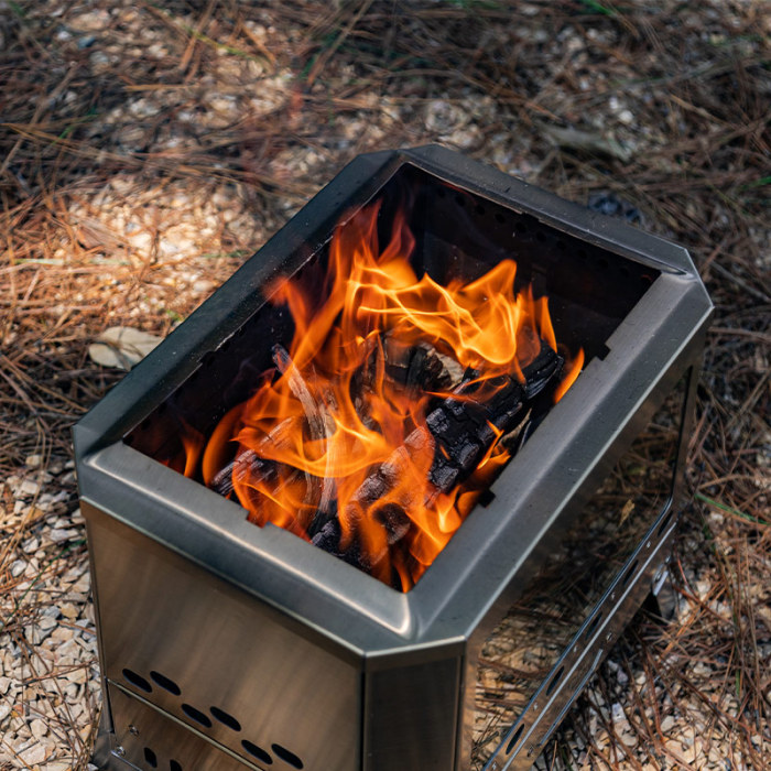 Mjolnir Fire Pit | CAMPING TOGETHER Stainless Steel 304 Camping Wood Stove| New Arrivals