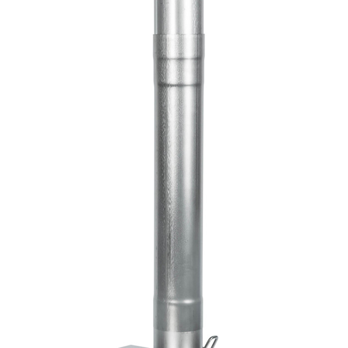 Φ2.36in x 14.17in (Φ6cm x 36cm) Titan Ofenrohr Set 2.0 Version | Abnehmbarer montierter Ofenschornstein nicht rollender Vollprofil-Schornstein | POMOLY