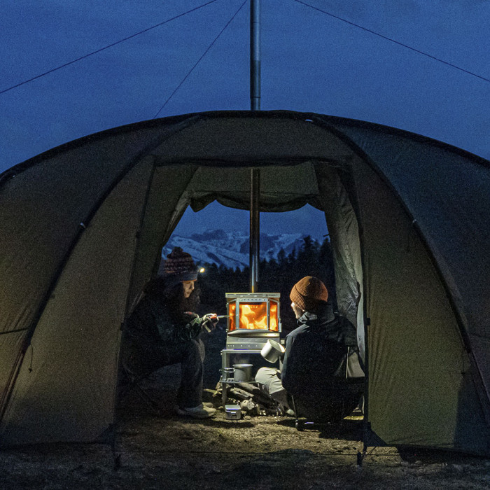 Reactor Ti Holzofen | Camping-Zeltofen | POMOLY Neuheit