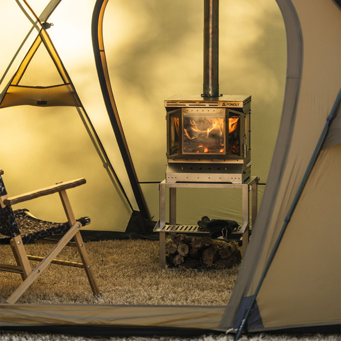 Reactor Ti Holzofen | Camping-Zeltofen | POMOLY Neuheit