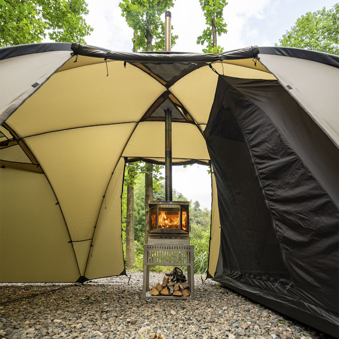 Reactor Ti Holzofen | Camping-Zeltofen | POMOLY Neuheit