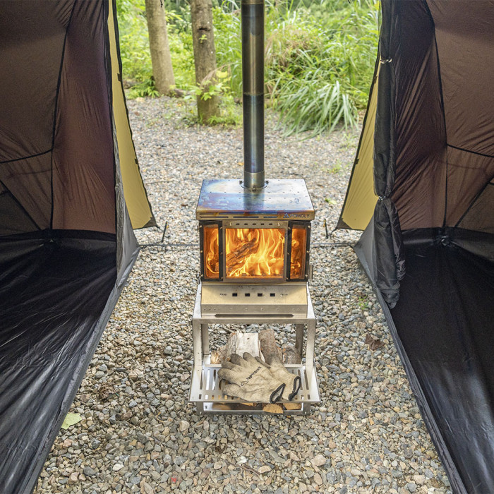 Reactor Ti Holzofen | Camping-Zeltofen | POMOLY Neuheit