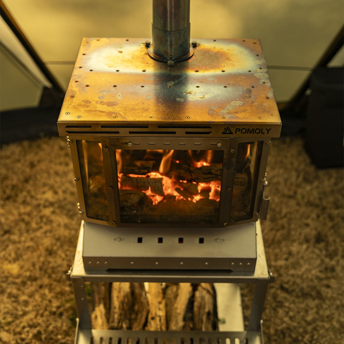 Reactor Ti Holzofen | Camping-Zeltofen | POMOLY Neuheit