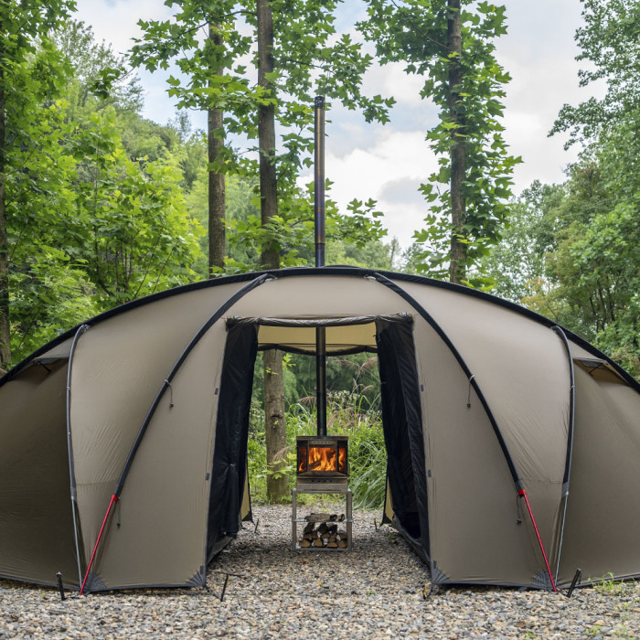 Reactor Ti Holzofen | Camping-Zeltofen | POMOLY Neuheit