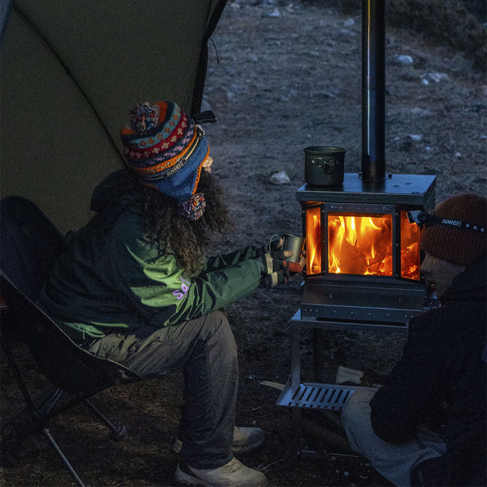 Reactor Ti Holzofen | Camping-Zeltofen | POMOLY Neuheit