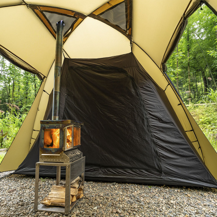 Reactor Ti Holzofen | Camping-Zeltofen | POMOLY Neuheit