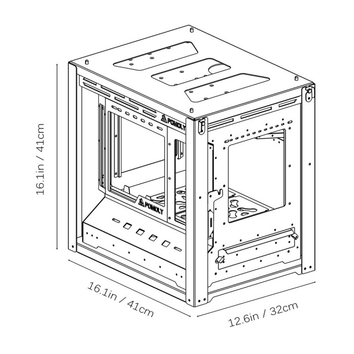 Reactor Ti Spiegelversion | Titan-Holzofen | Camping-Zeltofen | POMOLY Neuheit