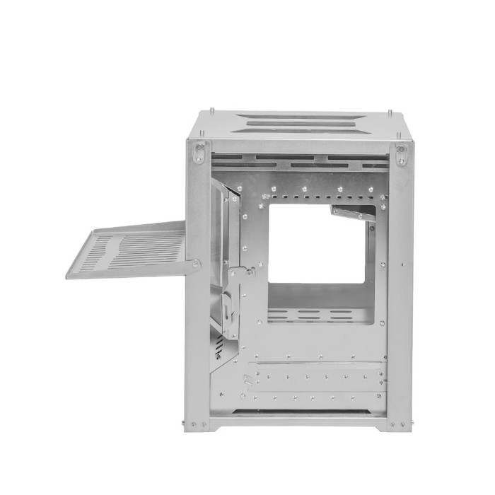 Reactor Ti Spiegelversion | Titan-Holzofen | Camping-Zeltofen | POMOLY Neuheit