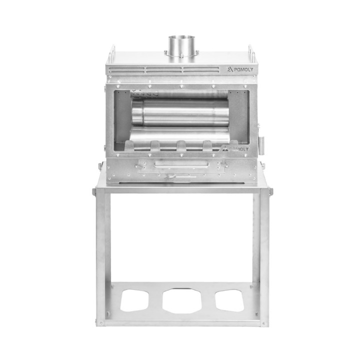 Dweller Ti Ultra 3 – Titan-Camping-Holzofen mit Basis | POMOLY Neuheit