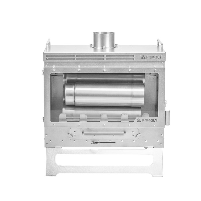 Dweller Ti Ultra 3 – Titan-Camping-Holzofen mit Basis | POMOLY Neuheit