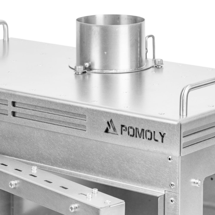 Dweller Ti Ultra 3 – Titan-Camping-Holzofen mit Basis | POMOLY Neuheit