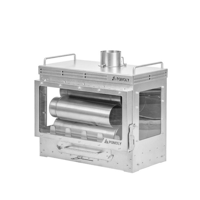 Dweller Ti Ultra 3 – Titan-Camping-Holzofen mit Basis | POMOLY Neuheit