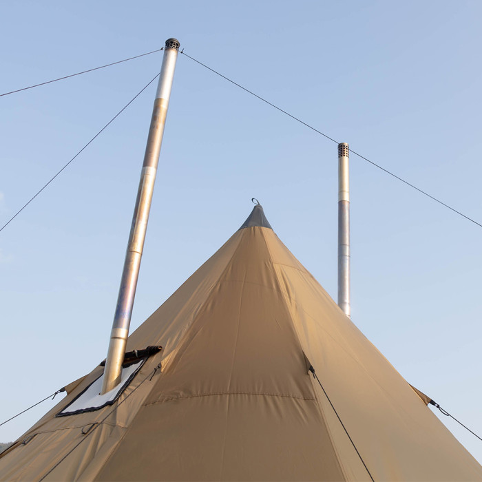 Bromance 70 Tipi 火爐帳篷，適合 4-6 人（3 個煙囪插孔）| POMOLY  新品上架