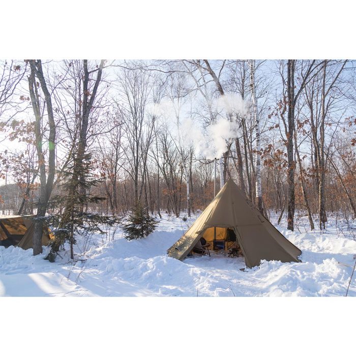 Bromance 70 Tipi 火爐帳篷，適合 4-6 人（3 個煙囪插孔）| POMOLY  新品上架