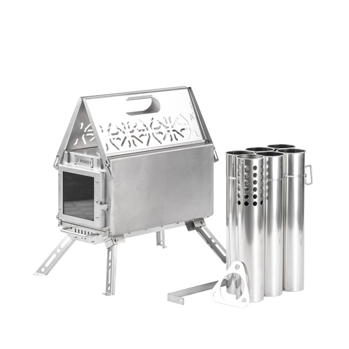 Oroqen Mini 柴爐 | 用於熱帳篷露營的便攜式爐灶 | POMOLY 2023新品上架