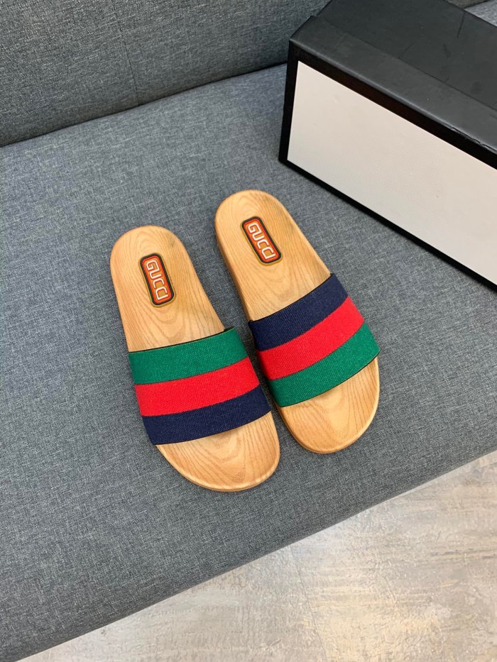 Men G*cci Sandals Top Version