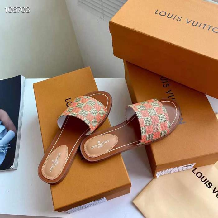 Women L*ouis V*uitton Top Slippers