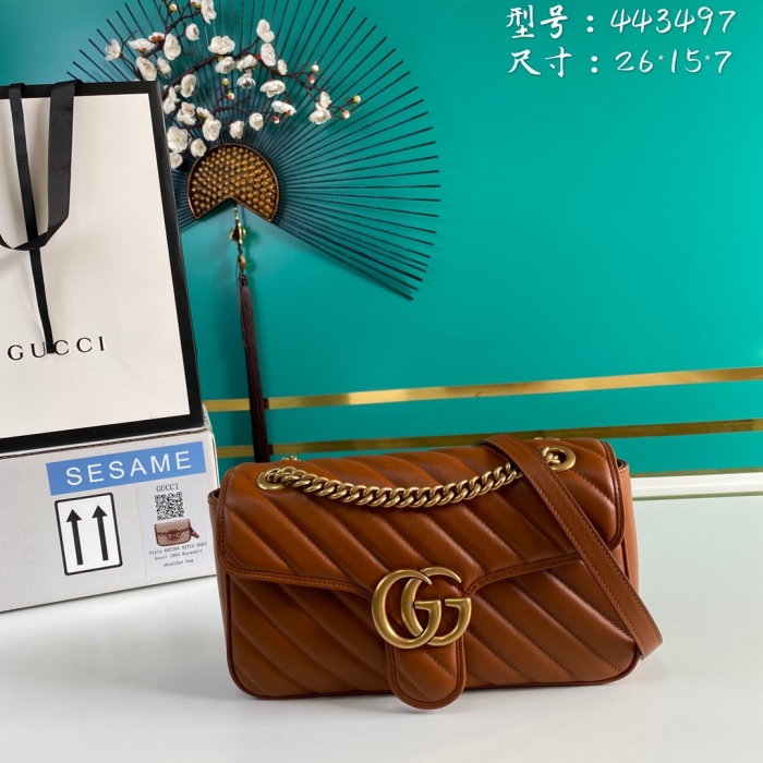 G*ucci Bag Top Quality 26*15*7cm