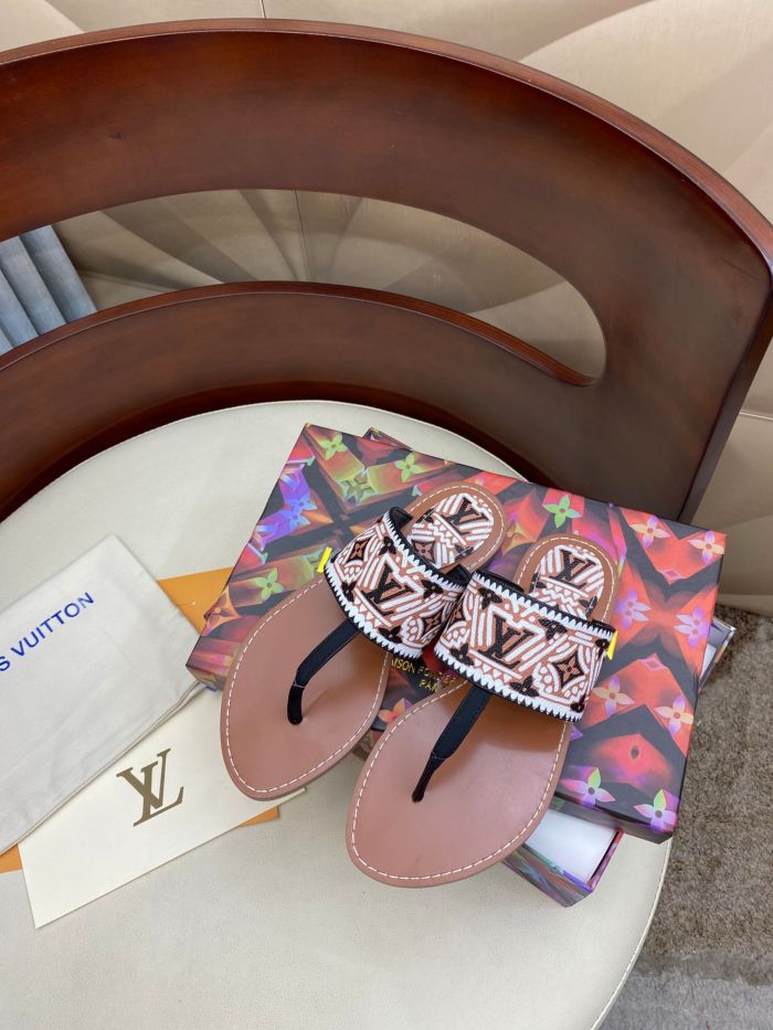 Women L*ouis V*uitton Top Slippers