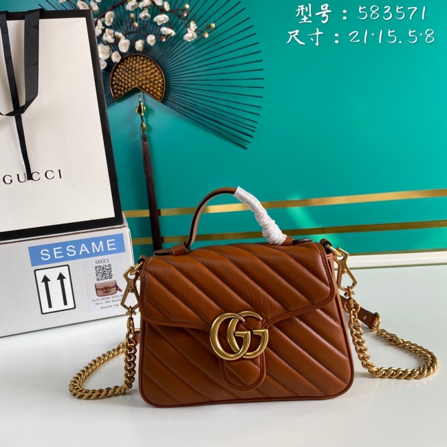 G*ucci Bag Top Quality 21*15.5*8cm