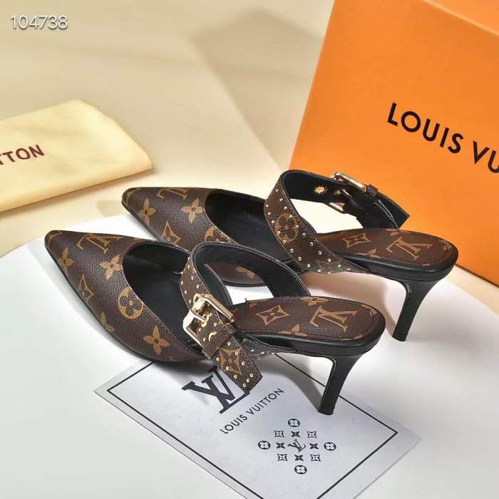 Women L*ouis V*uitton Top Slippers