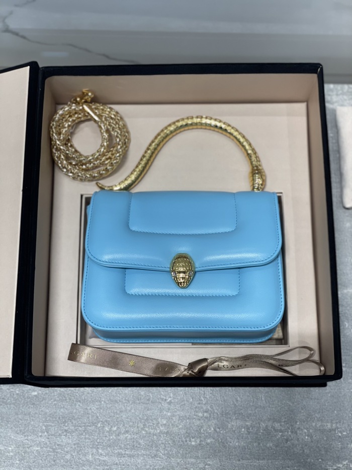 B*vlgari Top Quality Bag 19.2*15*6CM