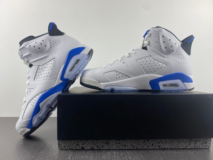 Air Jordan 6 SPORT BLUE 384664-107