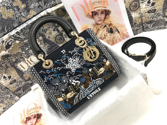 D*ior Top Bag 24*20*11cm