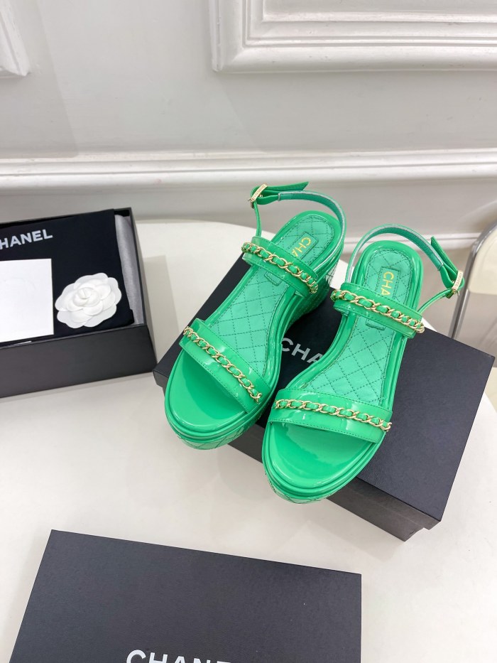 Women C*hanel Top Sandals 8CM