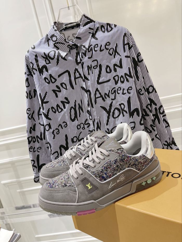Men Women L*ouis V*uitton Top Sneakers