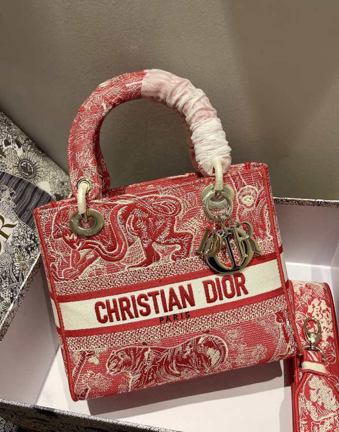D*ior Top Bag 24*20*11cm