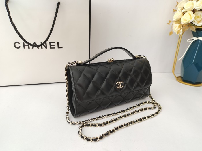 C*hanel Top Bag 12.4*22.3*5.7CM