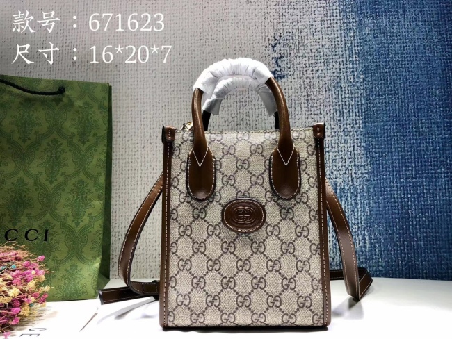 G*ucci Bag Top Quality 16*20*7CM